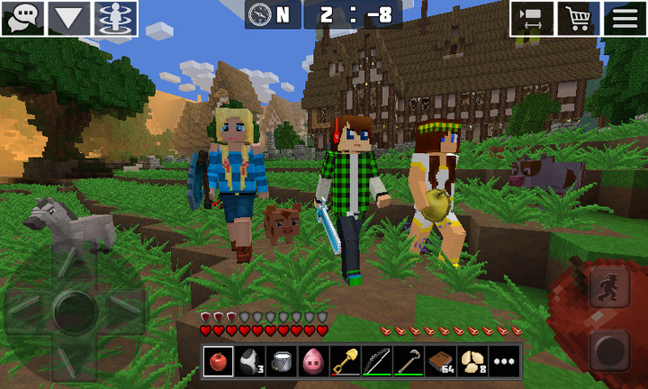 Planet of Cubes Craft Survival screenshot image 1_Popularmodapk.com