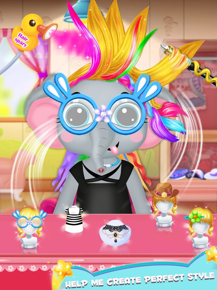 Animal Pet Salon Hair Makeover screenshot image 2_Popularmodapk.com