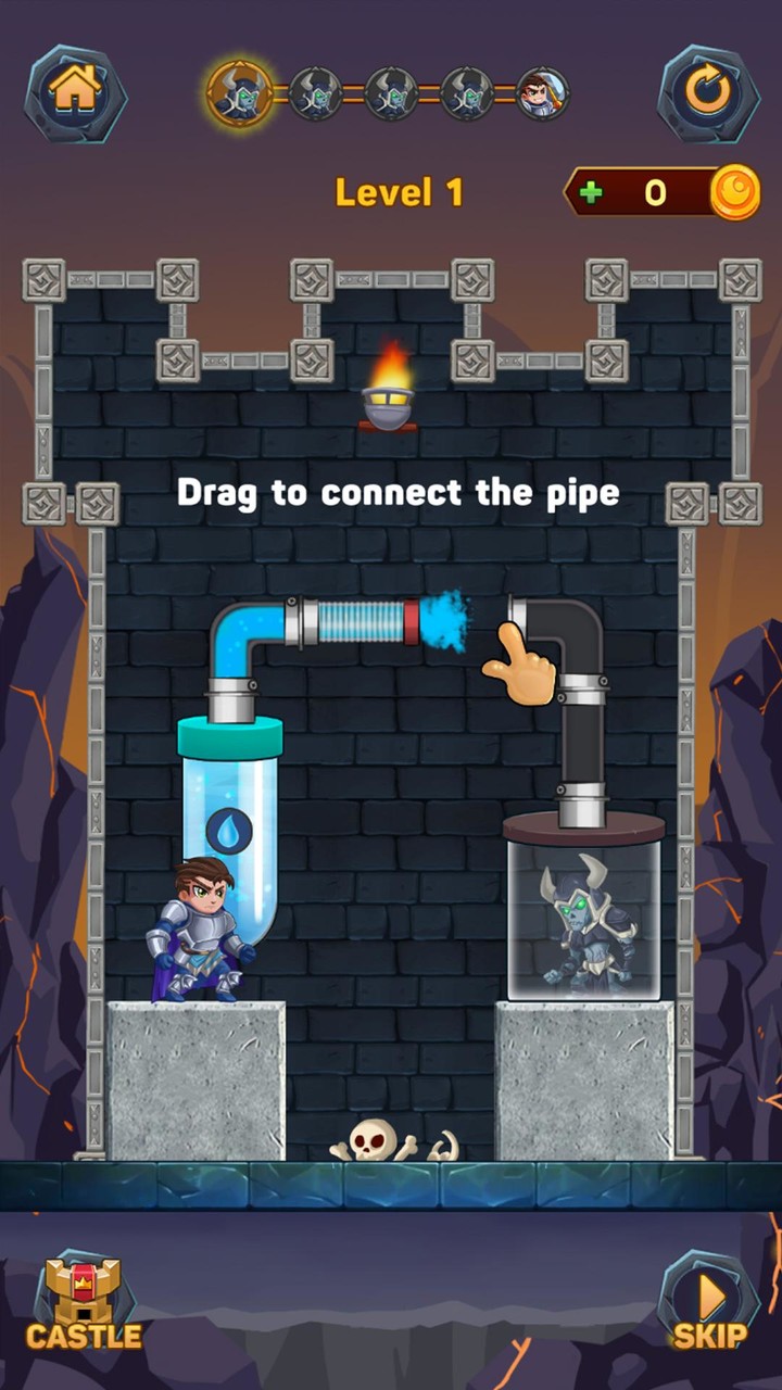 Hero Pipe Rescue: Water Puzzle screenshot image 2_Popularmodapk.com