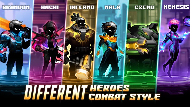 Cyber Fighters: Action RPG screenshot image 1_Popularmodapk.com