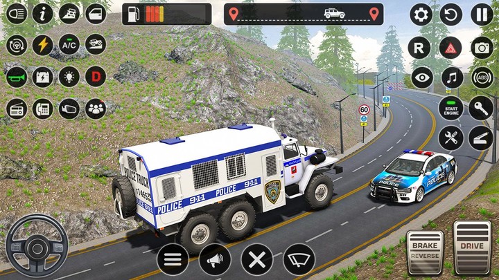 Offroad Police Truck Driver 3D screenshot image 4_Popularmodapk.com