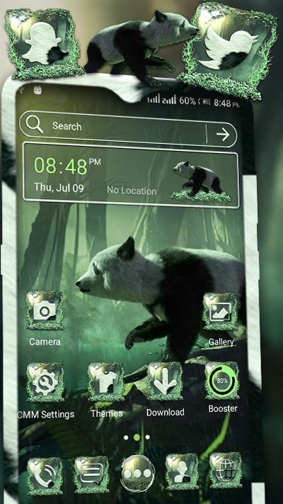 Panda Forest Launcher Theme screenshot image 1_Popularmodapk.com