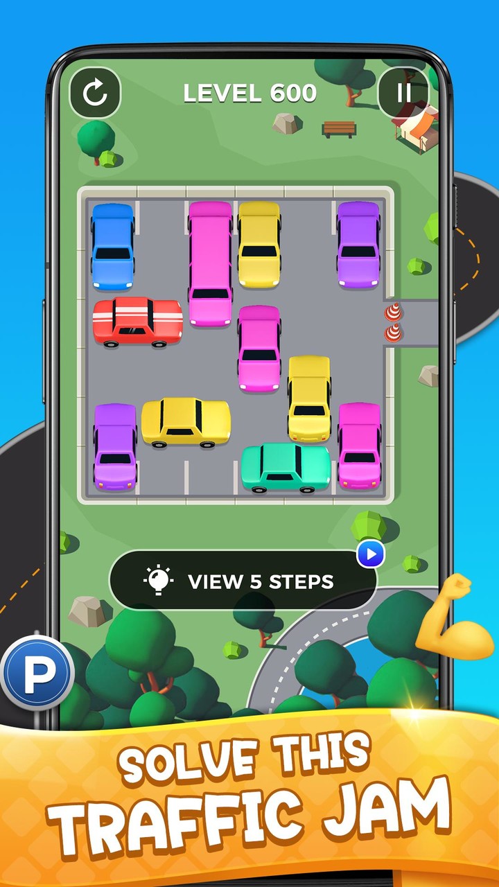 Car Parking Jam - Unblock Car screenshot image 1_Popularmodapk.com