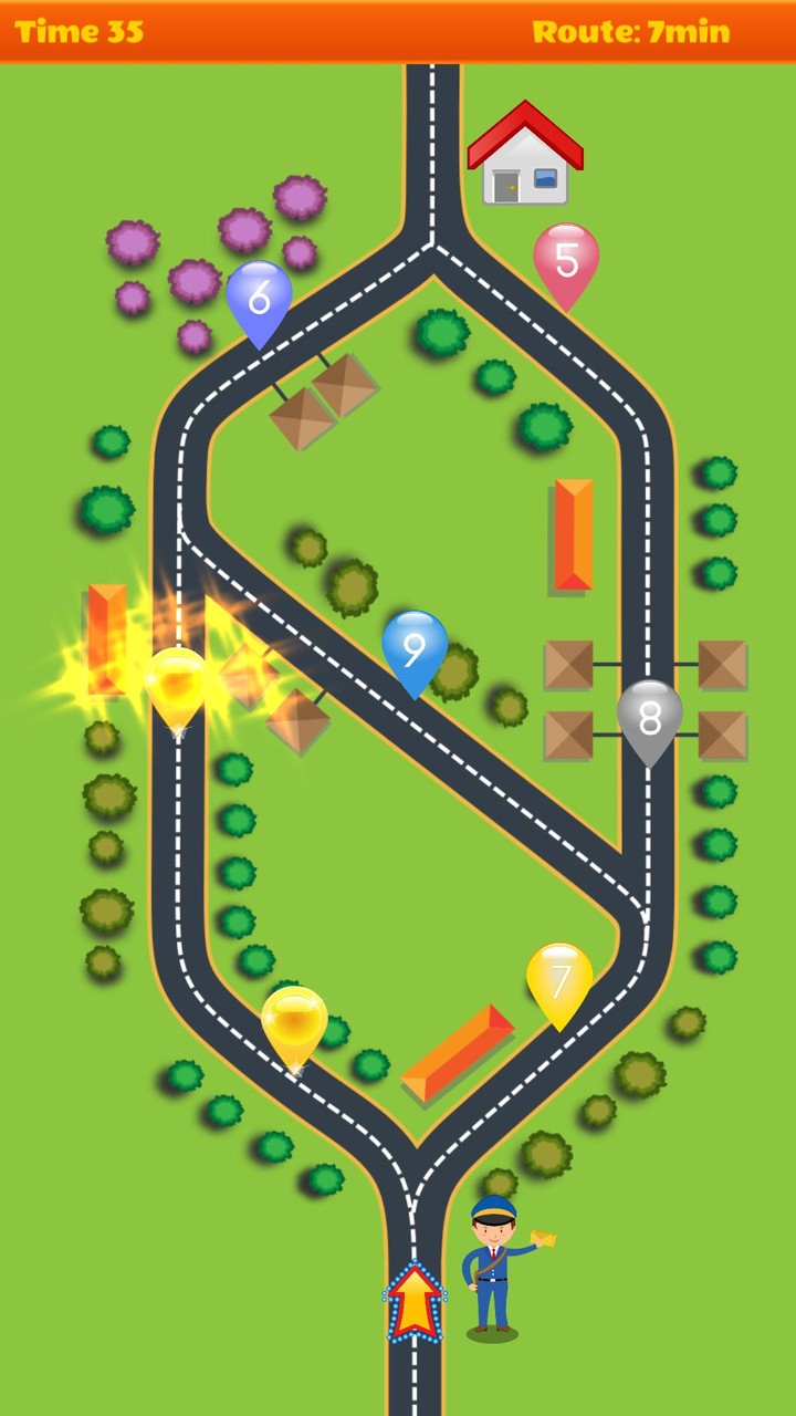 Postman Jack - Math Brain Game screenshot image 3_Popularmodapk.com