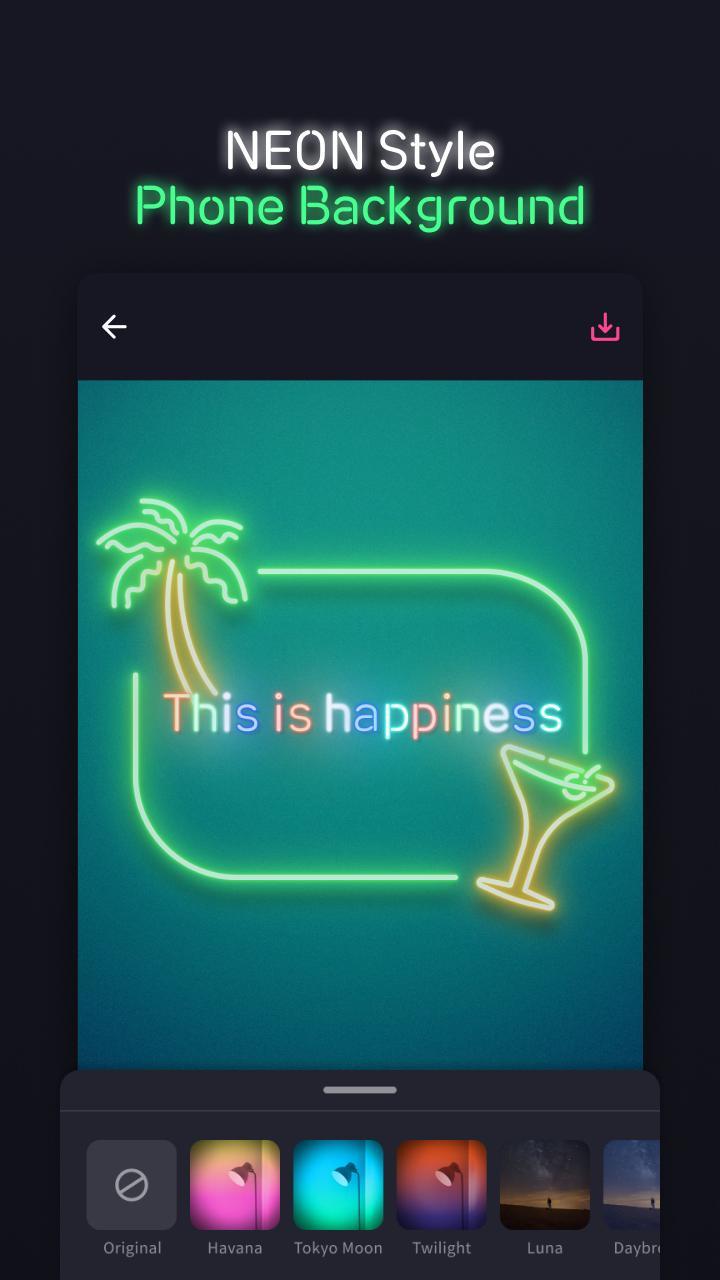 NEON GIF+TEXT Video Effects screenshot image 14_Popularmodapk.com