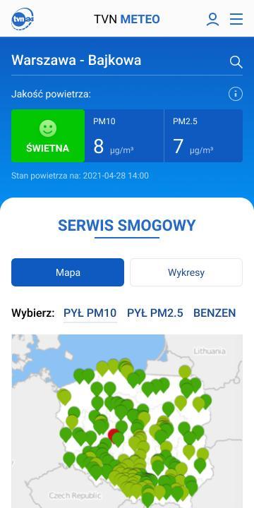 Pogoda TVN Meteo screenshot image 3_Popularmodapk.com