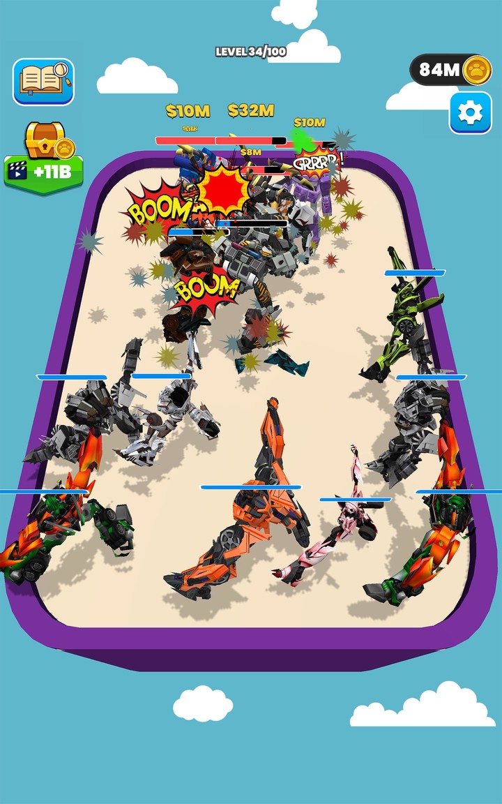 Merge Master: Robot Action Car screenshot image 17_Popularmodapk.com