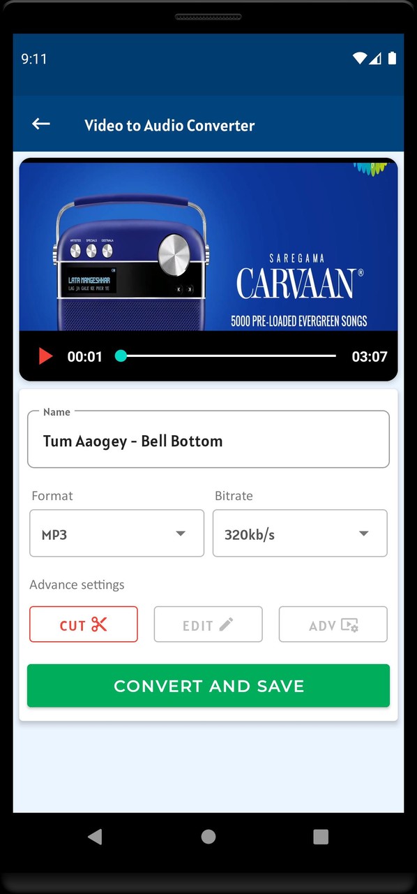 Video to MP3 Audio Converter screenshot image 4_Popularmodapk.com