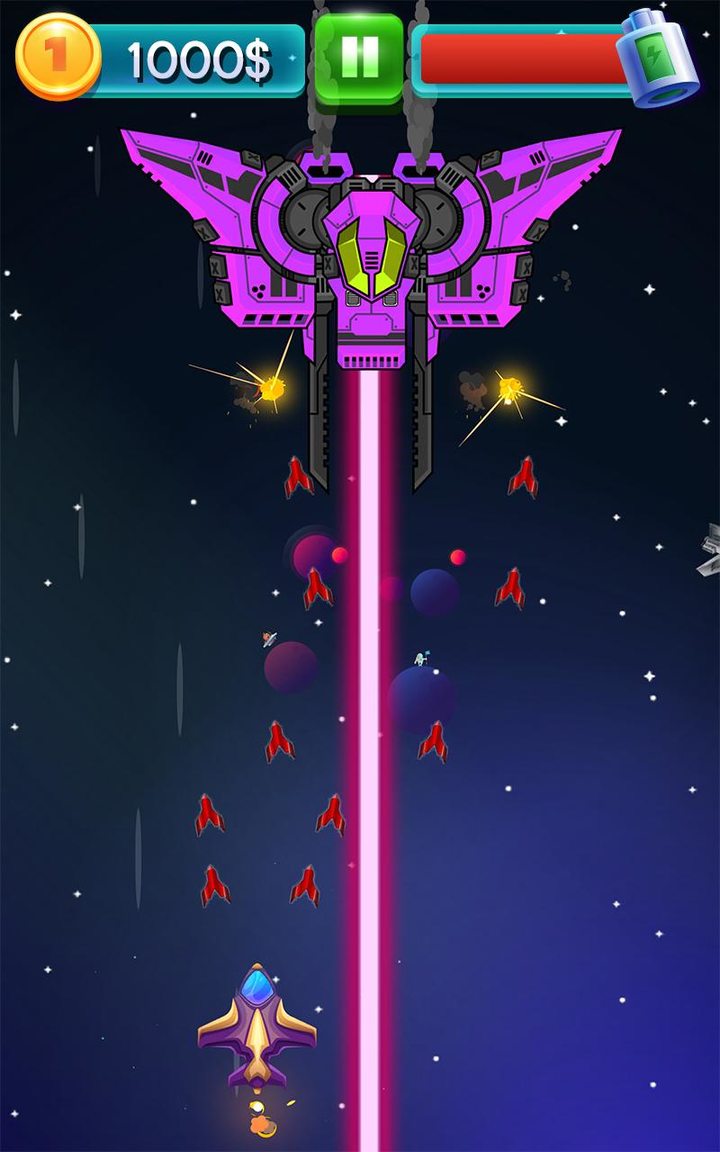 Galaxy Attack Survival Games screenshot image 3_Popularmodapk.com