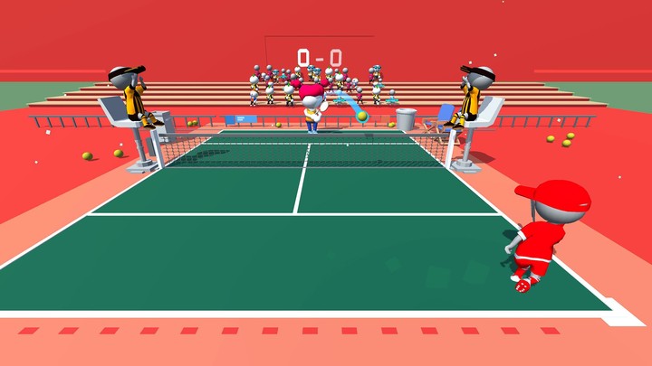 Stickman Mobile Tennis screenshot image 1_Popularmodapk.com