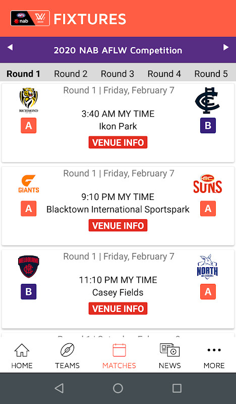 AFLW Official App screenshot image 21_Popularmodapk.com