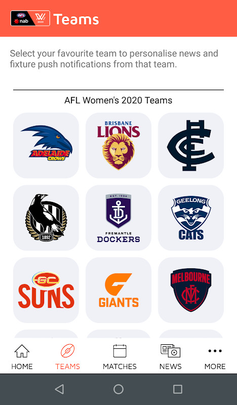 AFLW Official App screenshot image 18_Popularmodapk.com