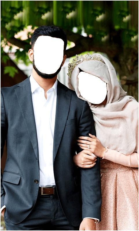 Hijab Muslim Couple Photo Suit screenshot image 2_Popularmodapk.com