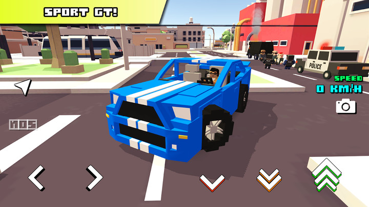 Blocky Car Racer - racing game screenshot image 6_Popularmodapk.com