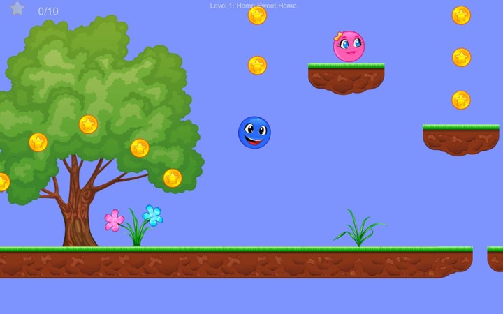 Blue Ball and Pink Ball screenshot image 1_Popularmodapk.com