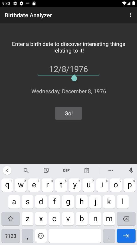 Birthdate Analyzer screenshot image 1_Popularmodapk.com
