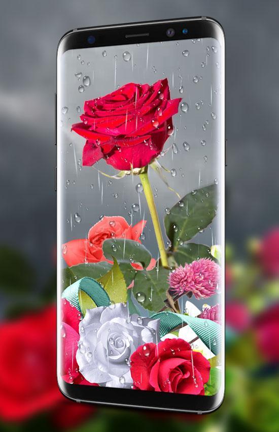 Flower Clock Live wallpaper–HD screenshot image 6_Popularmodapk.com