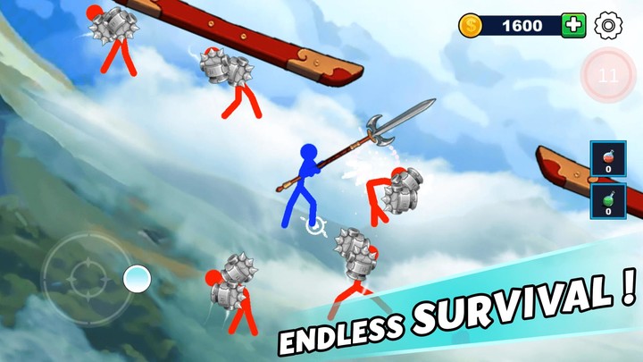 Stickman Fight: Warrior Battle screenshot image 5_Popularmodapk.com