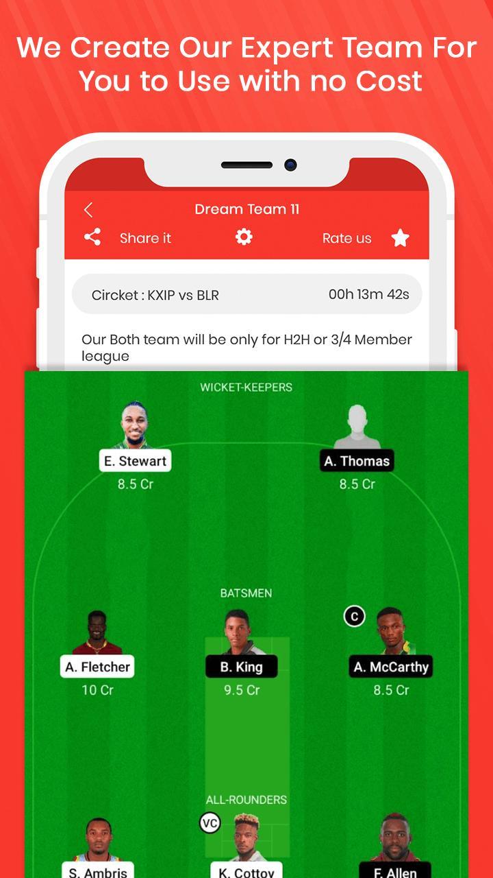 MyTeam 11- My11Circle Team Tip screenshot image 7_Popularmodapk.com