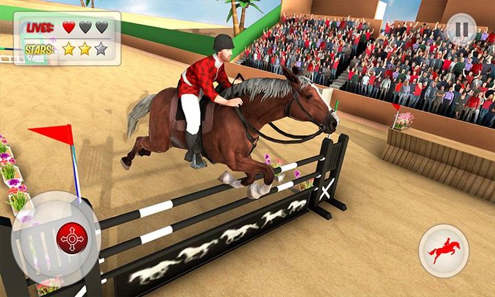 Mounted Horse Riding Show Jump screenshot image 4_Popularmodapk.com