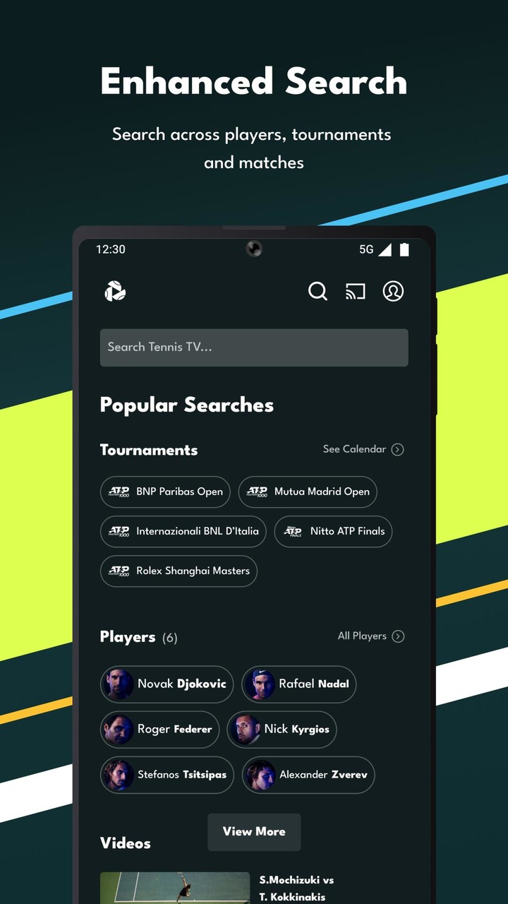 Tennis TV - Live Streaming screenshot image 8_Popularmodapk.com