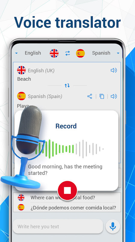 Talkao Translate - Voice Translator & Dictionary screenshot image 3_Popularmodapk.com
