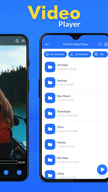Video Player & Status Saver screenshot image 8_Popularmodapk.com