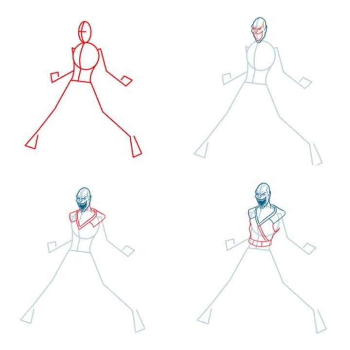 How to draw kombat screenshot image 9_Popularmodapk.com