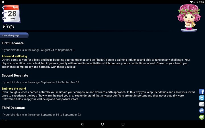Tử vi - Horoscope screenshot image 8_Popularmodapk.com