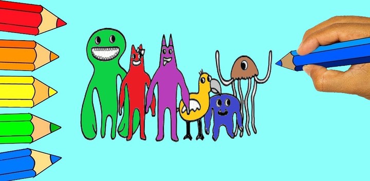 Garten of Banban Coloring Book screenshot image 1_Popularmodapk.com