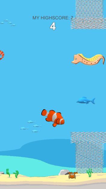 Flappy Fish screenshot image 5_Popularmodapk.com