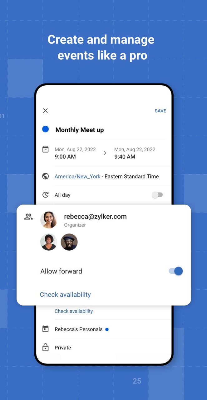 Zoho Calendar screenshot image 6_Popularmodapk.com