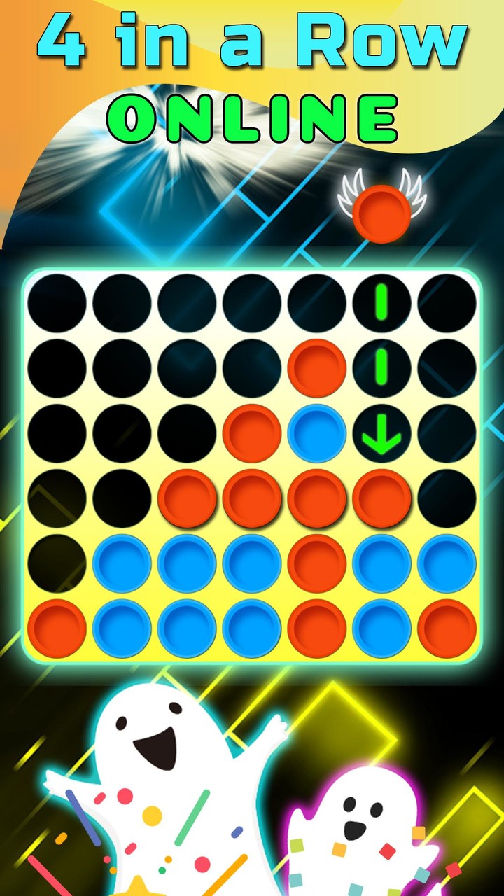 4 in a Row Online Connect Four screenshot image 1_Popularmodapk.com