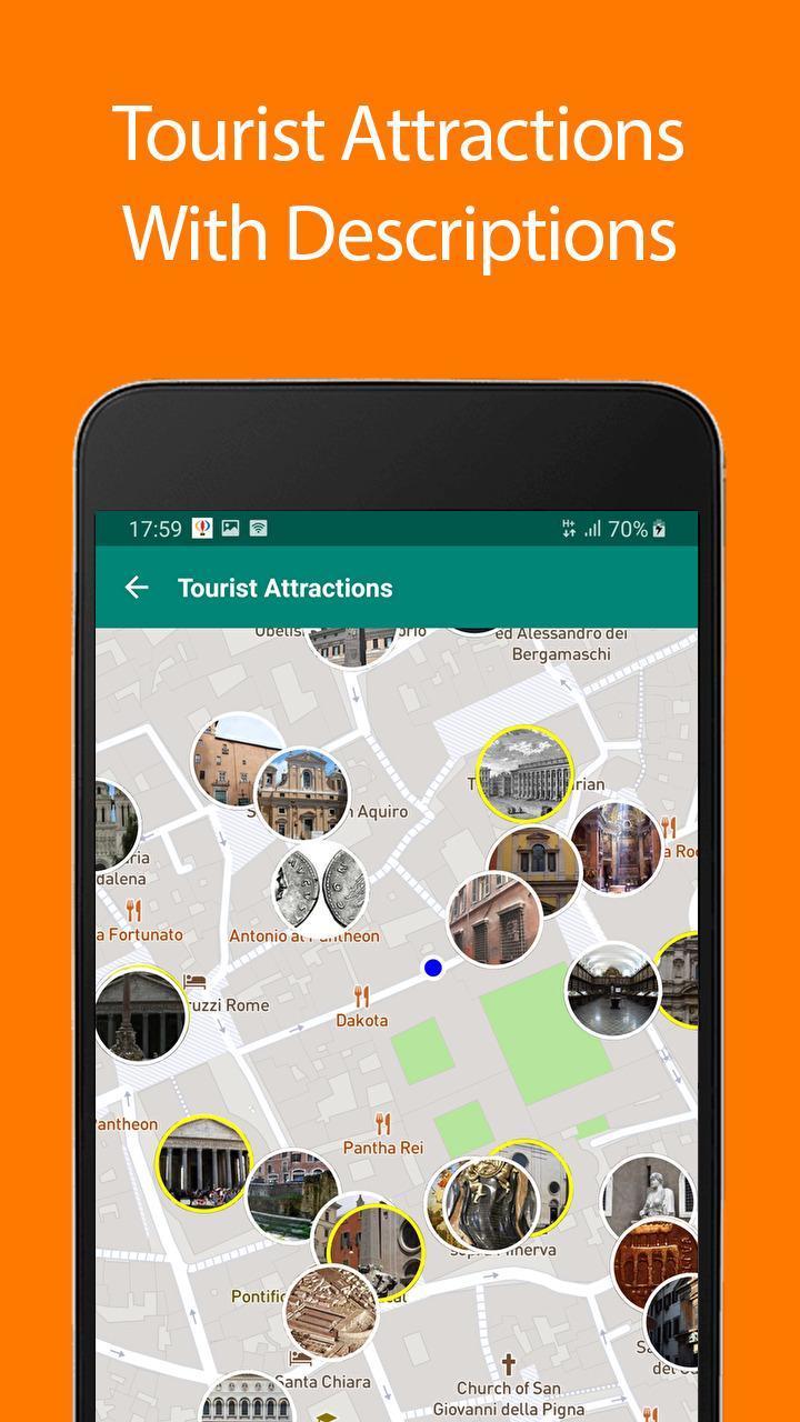 Rome Offline Map and Travel Gu screenshot image 6_Popularmodapk.com
