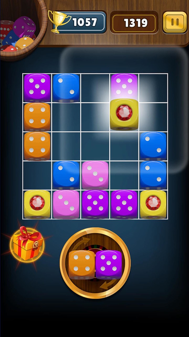 Dom Dice Merge screenshot image 1_Popularmodapk.com