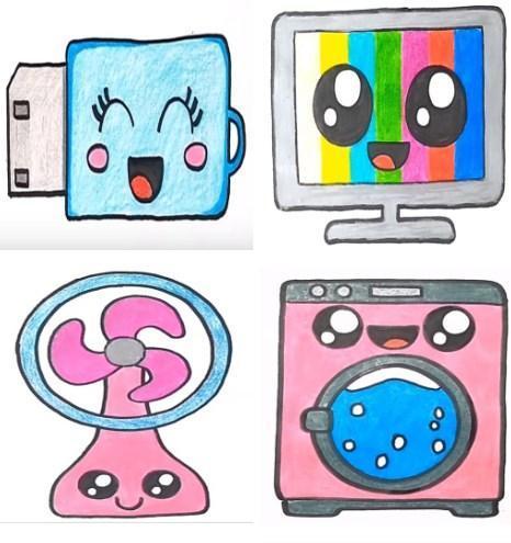 How To Draw Cute Things screenshot image 4_Popularmodapk.com