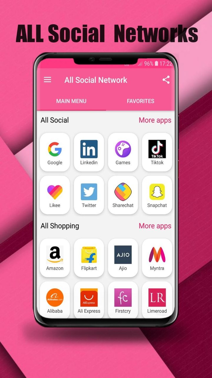 All Social Media Apps In One screenshot image 1_Popularmodapk.com