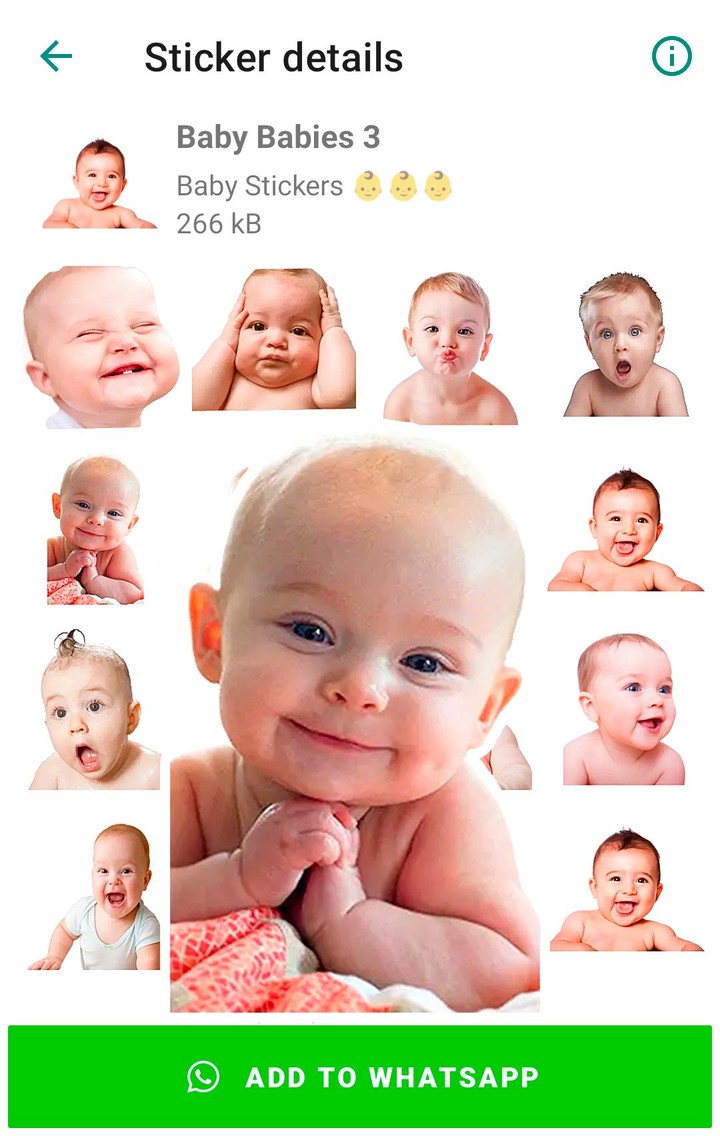 Baby Stickers for WhatsApp screenshot image 5_Popularmodapk.com