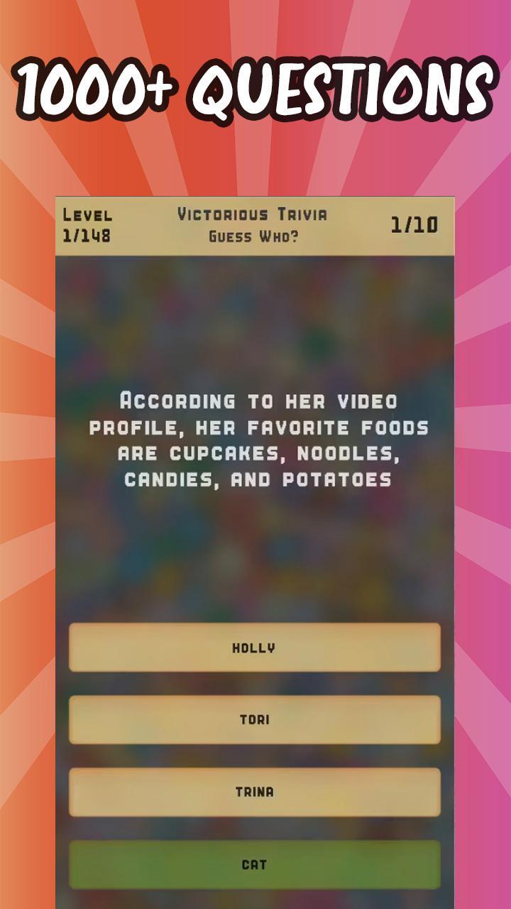 Victorious Trivia Quiz screenshot image 1_Popularmodapk.com