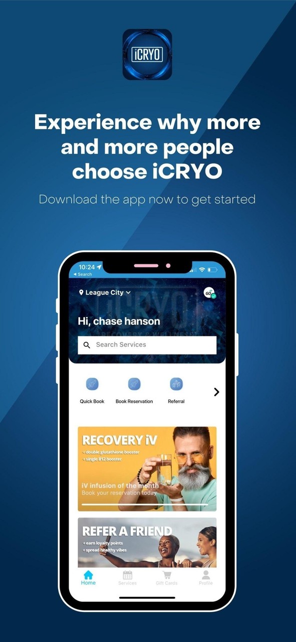 iCRYO - Recovery & Wellness screenshot image 1_Popularmodapk.com