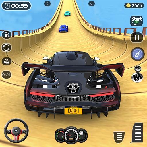 Mega Ramp Car Stunt Race Game screenshot image 1_Popularmodapk.com