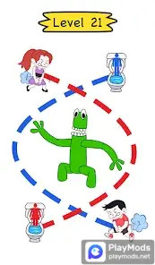 Toilet Rush Race: Draw Puzzle<span>(AD Remove-Free Rewards)</span> screenshot image 4_Popularmodapk.com