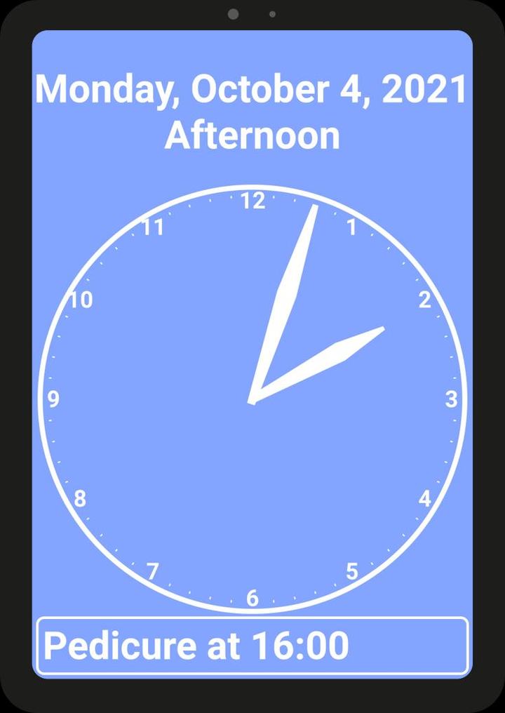 Calendar Clock - Dayclock screenshot image 3_Popularmodapk.com