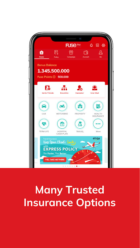 FUSE PRO - Portal Asuransi screenshot image 1_Popularmodapk.com