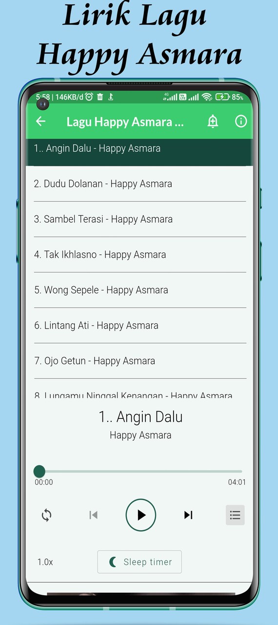 Lirik Lagu Angin Dalu - Happy Asmara Offline screenshot image 14_Popularmodapk.com
