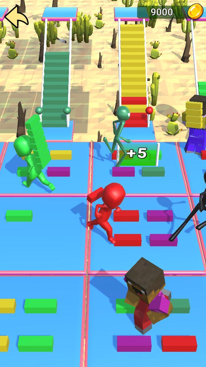 Bridge Race Party screenshot image 2_Popularmodapk.com