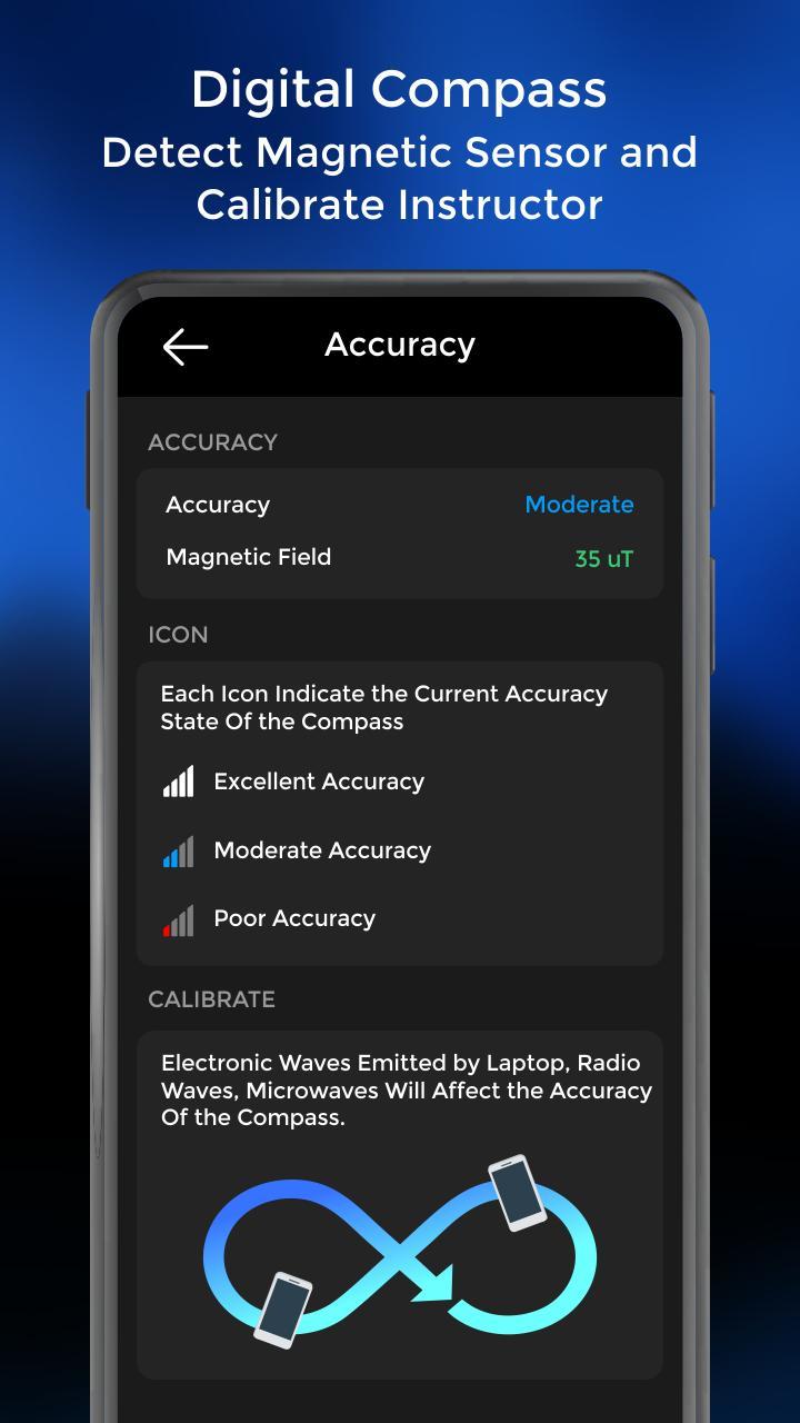 Smart Compass for Android screenshot image 7_Popularmodapk.com