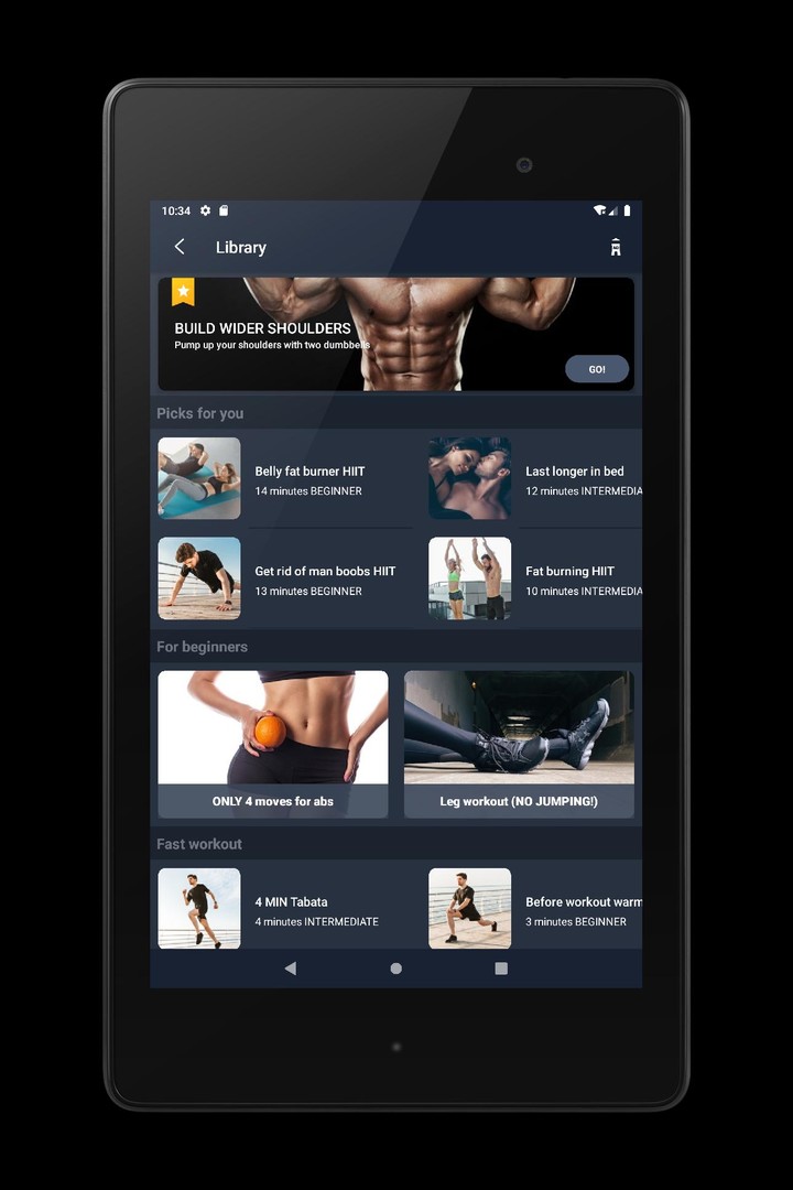 Home Workout - Work out at home - No Equipment screenshot image 11_Popularmodapk.com