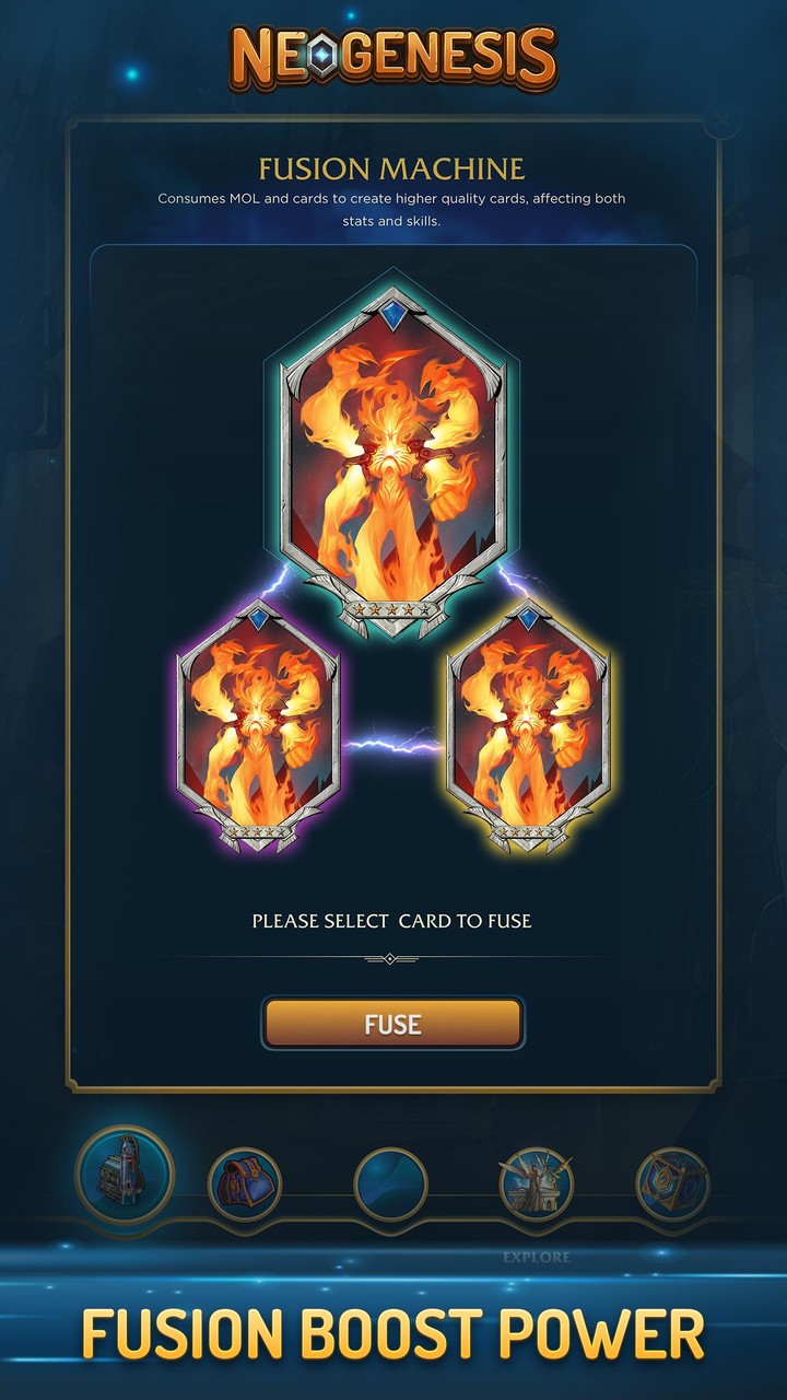 Neogenesis - Auto Combat TCG screenshot image 4_Popularmodapk.com