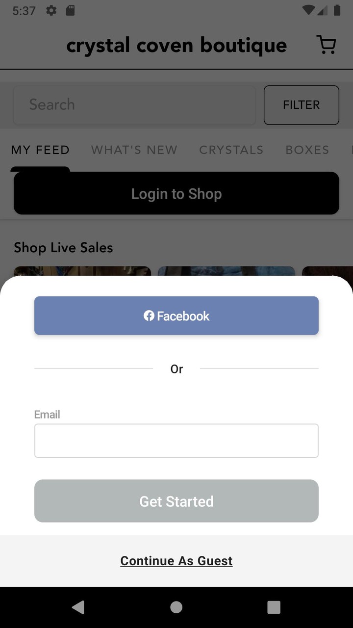 crystal coven boutique screenshot image 1_Popularmodapk.com